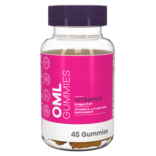OML GUMMIES VITAMIN D Container with 45 gummies