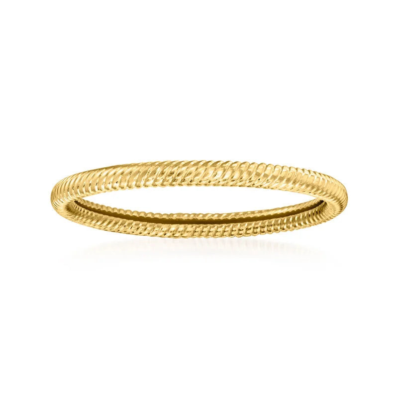 14kt Yellow Gold Roped Ring