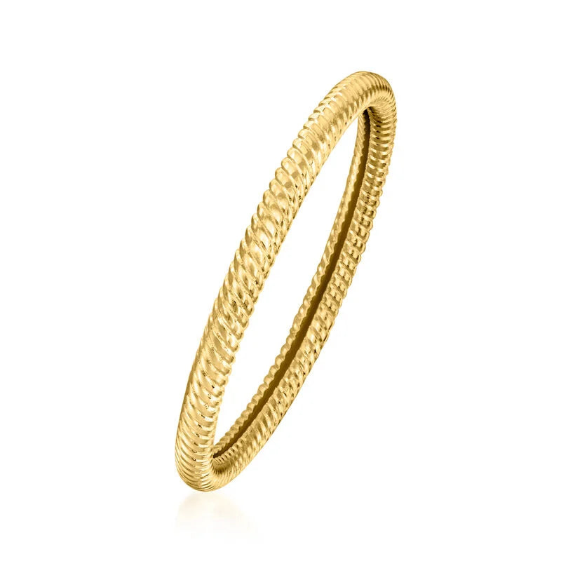 14kt Yellow Gold Roped Ring