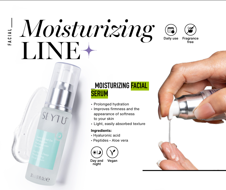ingredients list of SEYTU's aloe vera deep moisturizing facial serum