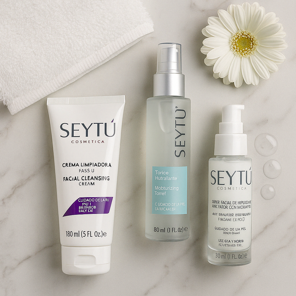 SEYTU facial skin care routine for Latinas and hispanics