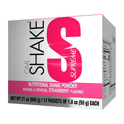 OML Shake Supreme Box w/12 packets 600g