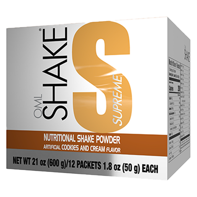 OML Shake Supreme Box w/12 packets 600g