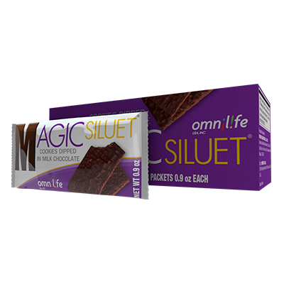 Magic Siluet Box w/6 pieces 156g. Ideal for balanced nutrition