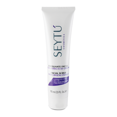 exfoliating facial scrub with ginseng extract