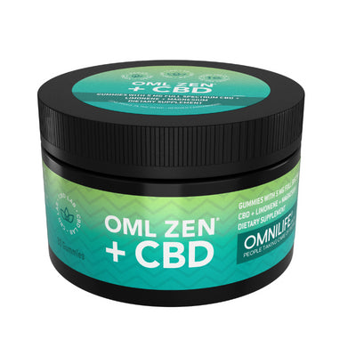 OML ZEN + CBD Container w/ 30 gummies