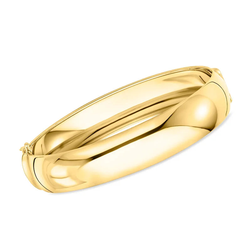 Italian 14kt Yellow Gold Bangle Bracelet