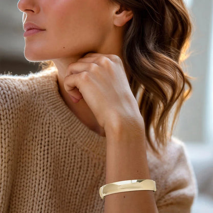 Italian 14kt Yellow Gold Bangle Bracelet