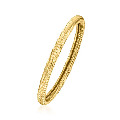 14kt Yellow Gold Roped Ring