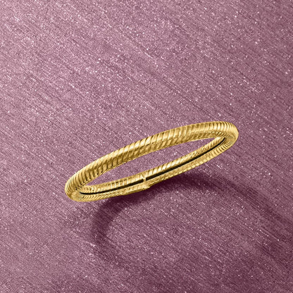 14kt Yellow Gold Roped Ring