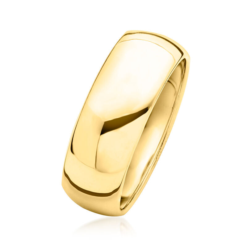 Italian 14kt Yellow Gold Dome Ring