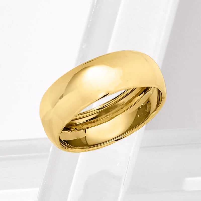 Italian 14kt Yellow Gold Dome Ring